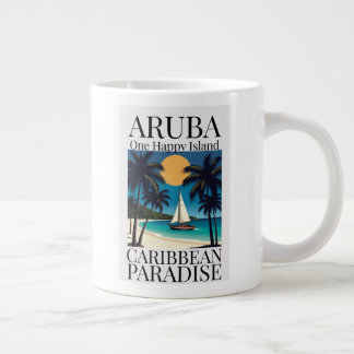 Aruba One Happy Island Large Coffee Mug