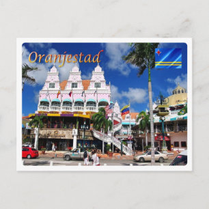 Aruba - Oranjestad - Royal Plaza - Postcard