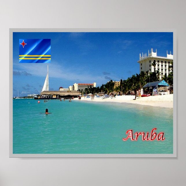 Aruba - Palm Beach - Poster (Front)