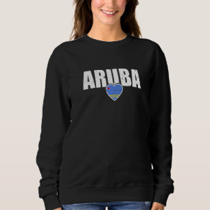 Aruba Proud Aruban Flag 2 Sweatshirt
