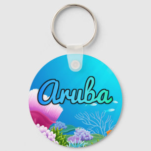 Aruba reef key ring