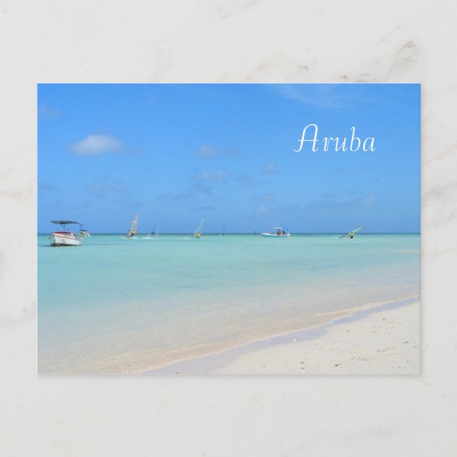 Aruba Sailboarding Postcard (Front)