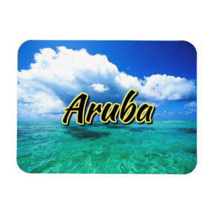 Aruba sea sky magnet