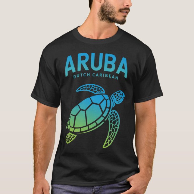  Aruba Sea Turtle Cruise Vacation  T-Shirt (Front)