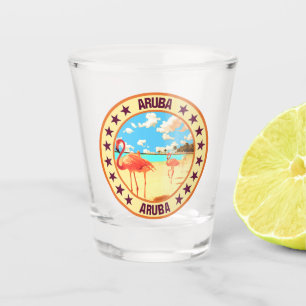 Aruba                                              shot glass