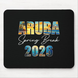 Aruba Spring Break 2026 Summer Vacation Beach Mouse Pad