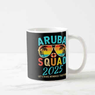 Aruba Squad 2025 Vacation Friends Family Matching  Coffee Mug