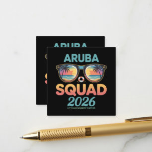 Aruba Squad 2026 Retro Enclosure Card