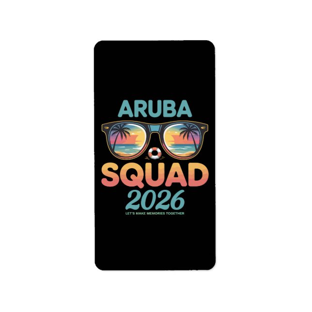 Aruba Squad 2026 Retro Label (Front)