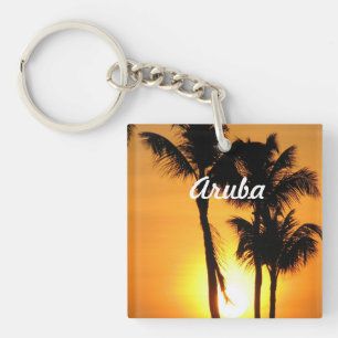 Aruba Sunset Key Ring