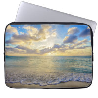 Aruba Sunset over Moving Sea