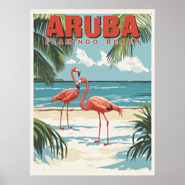 Aruba - Tropical Paradise Travel  Poster (Front)