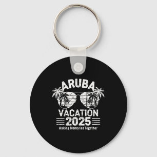 Aruba Vacation 2025 Family Travel Tee Fun Holiday  Key Ring