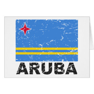 Aruba Vintage Flag