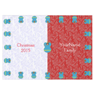 Aruban Angel Black Hair Red White Personalised  Tablecloth