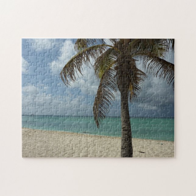 Aruban Beach I Beautiful Nature Scene Jigsaw Puzzle (Horizontal)