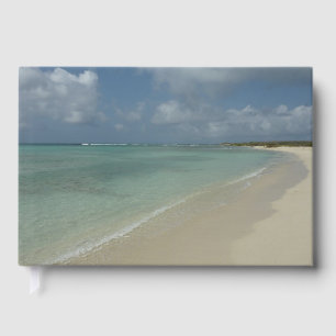 Aruban Beach II Beautiful Nature Scene Guest Book