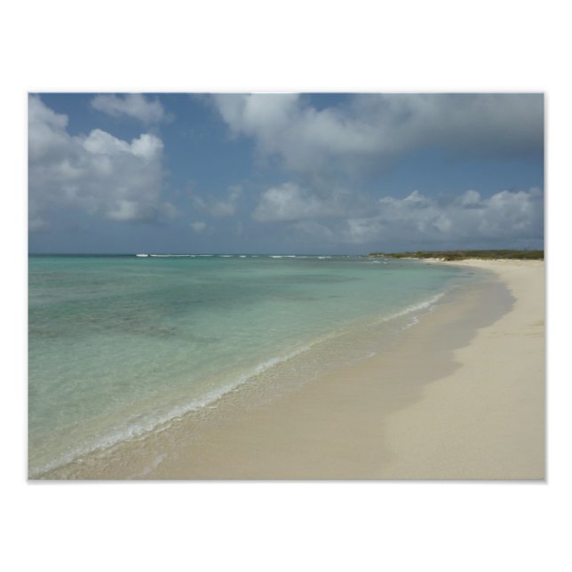 Aruban Beach II Beautiful Nature Scene Photo Print (Front)