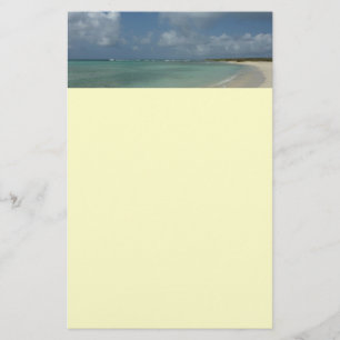Aruban Beach II Beautiful Nature Scene Stationery
