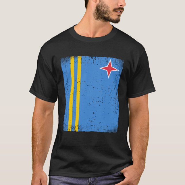 Arubans Flag Aruba T-Shirt (Front)