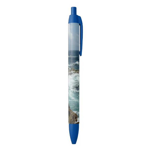 Aruba's Rocky Coast and Blue Ocean Ink Pen (Bottom (Vertical))