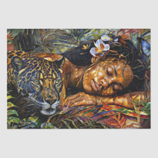 "Arumáya" Jaguar’s Bloom - Women In Amazonia Tissue Paper