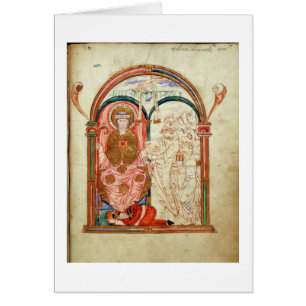 Arundel 155 f.133 Monks of Christchurch, Canterbur