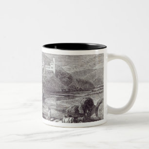 Arundel Castle and Town Two-Tone Coffee Mug