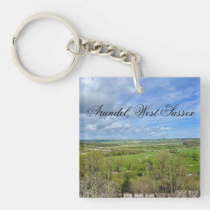 Arundel in Spring Time, West Sussex  Key Ring