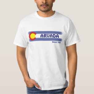 Arvada Colorado local flag value tee