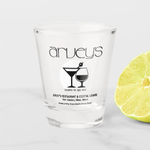Arvey's Restaurant & Cocktail Lounge, Niles, IL Shot Glass