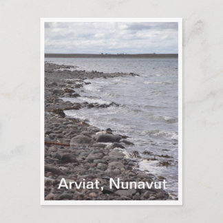 Arviat Nunavut Shoreline Postcard