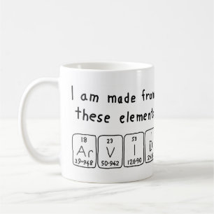 Arvid periodic table name mug