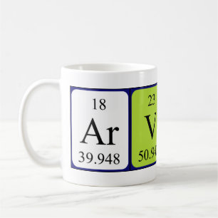 Arvin periodic table name mug