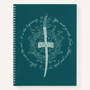 ARWEN™ Elven Sword Quote Notebook