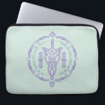 ARWEN™ Evenstar Quote Graphic Laptop Sleeve<br><div class="desc">Embrace the grace and strength of Middle-earth™ with this elegant Lord of the Rings™ design inspired by Arwen™ and the timeless beauty of Elven artistry. At the center, an intricate Evenstar-style motif is framed by delicate scrollwork and flowing ornamental details, creating a refined, symmetrical composition. Encircling the design is the...</div>