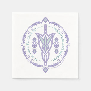 ARWEN™ Evenstar Quote Graphic Napkin