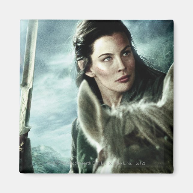 ARWEN™ in Snow and Sword Magnet (Front)