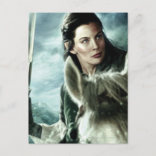 ARWEN™ in Snow and Sword Postcard (Front)