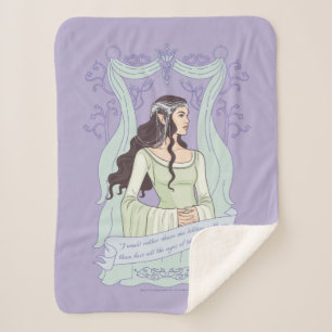 ARWEN™ "Share One Lifetime With You" Graphic Sherpa Blanket