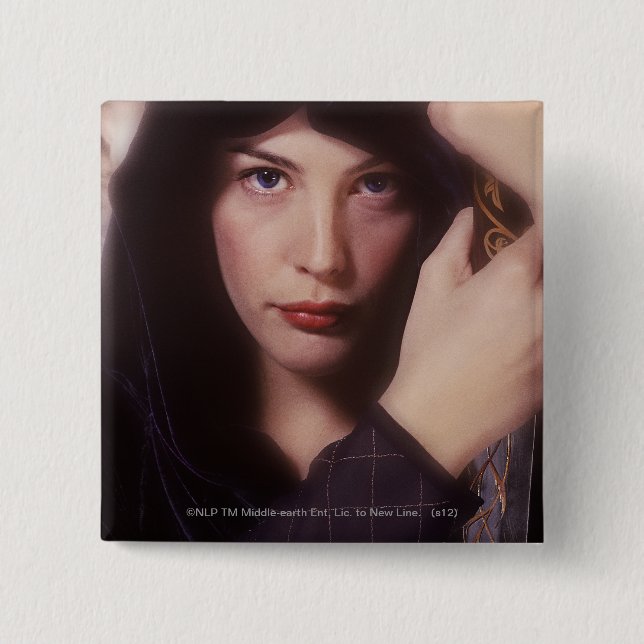 ARWEN™ with sword 15 Cm Square Badge (Front)