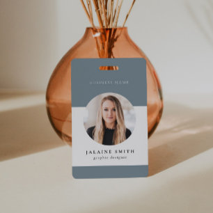 ARYA Minimalist Sage Green Business Employee ID ID Badge