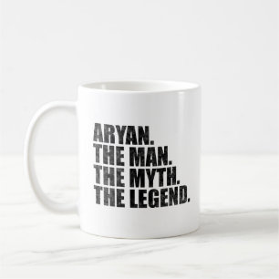 Aryan Name, Aryan The Man The Myth The Legend Coffee Mug