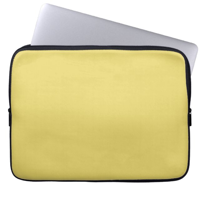  Arylide yellow (solid colour)  Laptop Sleeve (Front)