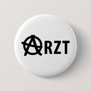 Arzt icon 6 cm round badge