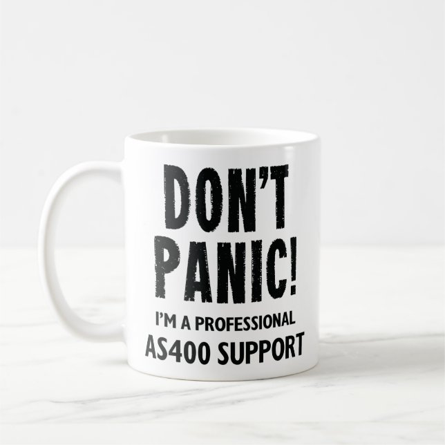 AS400 Support Coffee Mug (Left)