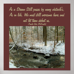 As a Stream Still passes by many...Poster Poster
