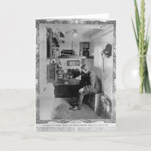 As Aboard the Wrecked "Titanic" Card