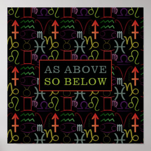 As Above So Below, Astrological Poster