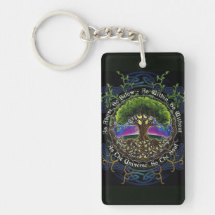 As above so below keychain